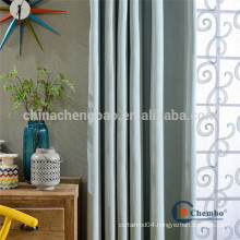 Plain dyed pattern ready made curtains for hotel